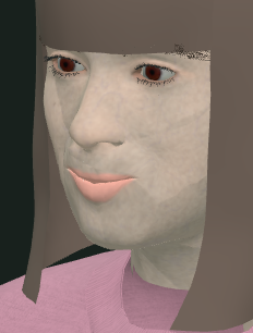 1:1 crop, 232 by 306, same head and camera. mouth-compression set to 1. viseme and mouth-open targets set to 0.